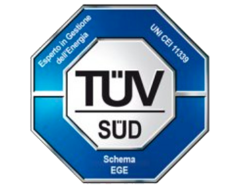 Esperto in Gestione dell'Energia (EGE) certificato TÜV SÜD